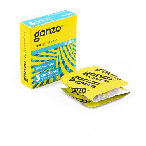 Презервативы Ganzo Ribs 3 шт. в Фаберлик