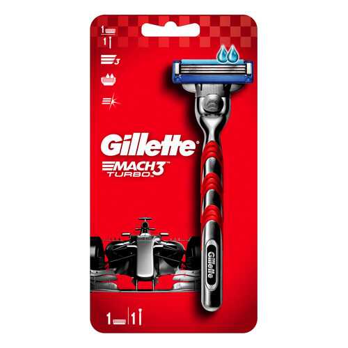 Бритва Gillette MACH3 Turbo с 1 сменной кассетой в Фаберлик