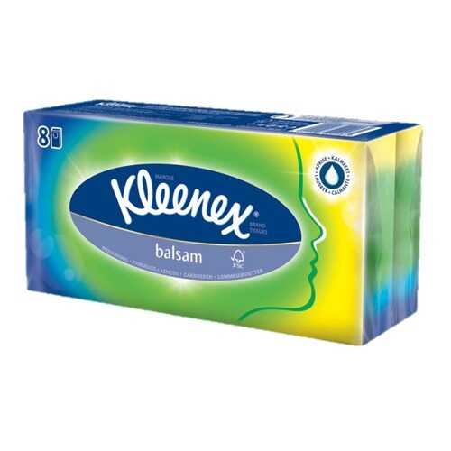 Бумажные платки Kleenex Balsam 8уп х 10 шт в Фаберлик