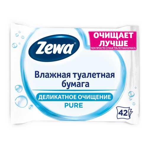 Туалетная бумага Zewa без аромата, влажная, 42 шт. в Фаберлик