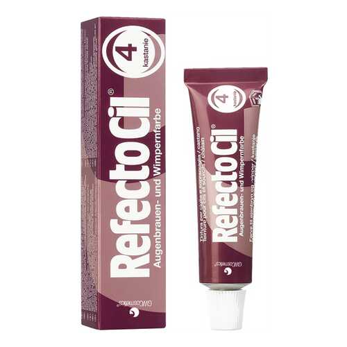 Краска для бровей RefectoCil №4 Каштановый в Фаберлик