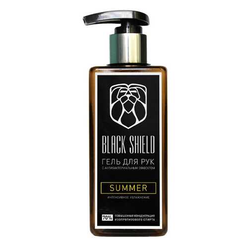 Антисептик-гель для рук спиртовой Black Shield, аромат Summer 250 мл в Фаберлик