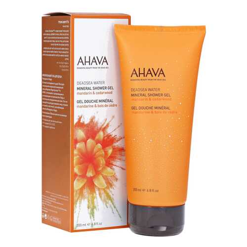 Гель для душа Ahava Deadsea Water Mandarin & Cedarwood 200 мл в Фаберлик