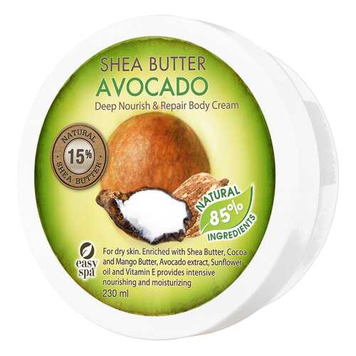 Крем для тела Easy Spa Shea Butter Avocado Deep Nourish and Repair Body Cream 230 мл в Фаберлик