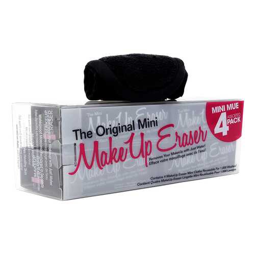 Средство для снятия макияжа MakeUp Eraser The Original Mini Black салфетки 4 шт в Фаберлик