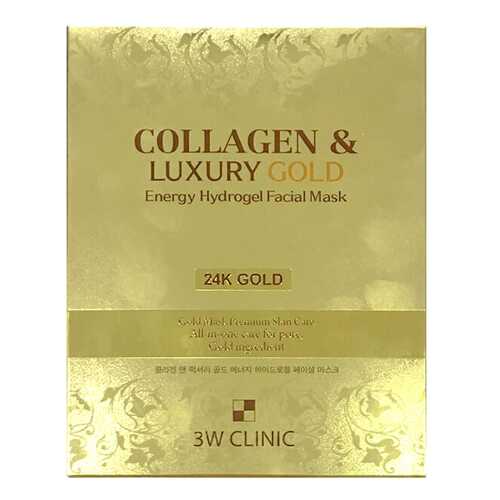 Маска для лица 3W Clinic Collagen & Luxury Gold Energy Hydrogel Facial Mask 30 мл в Фаберлик