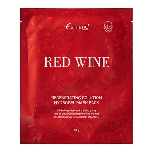 Маска для лица Esthetic House Red Wine Regenerating Solution Hydrogel Mask Pack 28 мл в Фаберлик