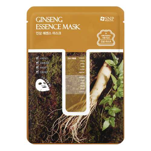 Маска для лица SNP Ginseng Essence Mask с экстрактом корня женьшеня 25 мл в Фаберлик