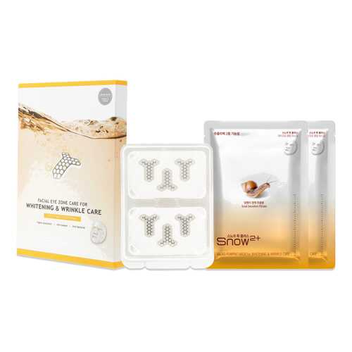 Патчи и маска для лица Snow2+ Facial Eye Zone Care for Whitening and Wrinkle care в Фаберлик