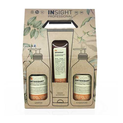 Набор для волос INSIGHT Antioxidant для перегруженных волос 400 мл + 400 мл + 250 мл в Фаберлик