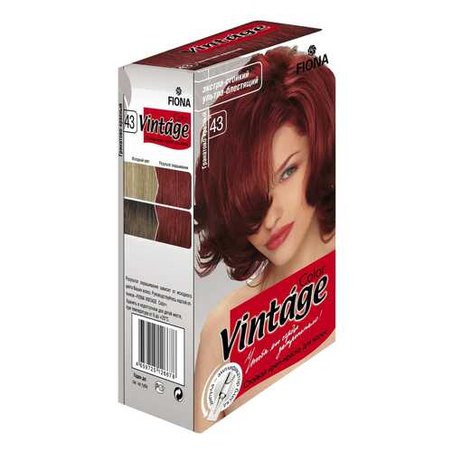 Краска для волос FIONA Vintage Color 43 Гранатово-красный 50 г в Фаберлик