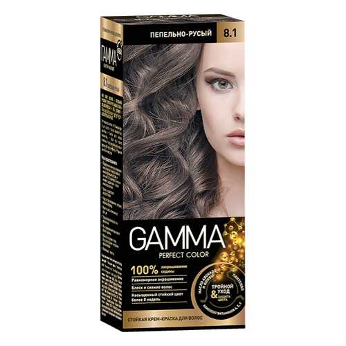Краска для волос SVOBODA GAMMA Perfect color пепельно-русый 8,1, 50гр в Фаберлик