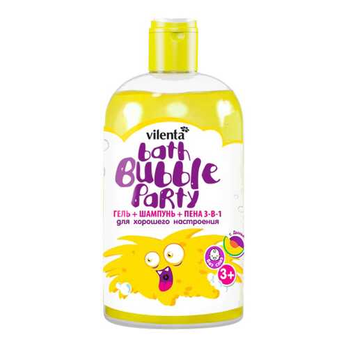 Гель+шампунь+пена 3-в-1 VILENTA BATH BUBLE PARTY KIDS ДЛЯ ХОРОШЕГО НАСТРОЕНИЯ 400 мл в Фаберлик